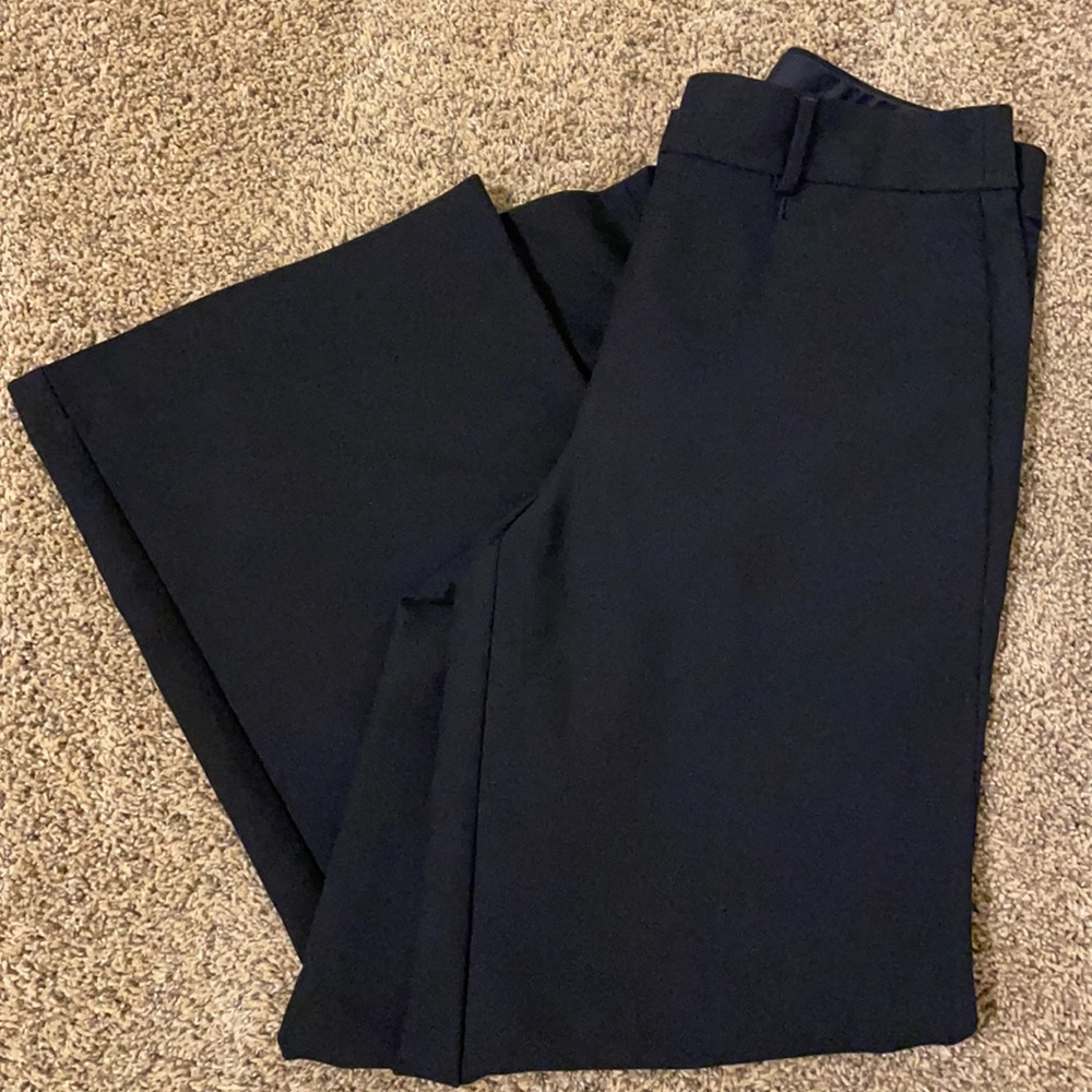 BLACK High Waist Trouser Pants-never worn